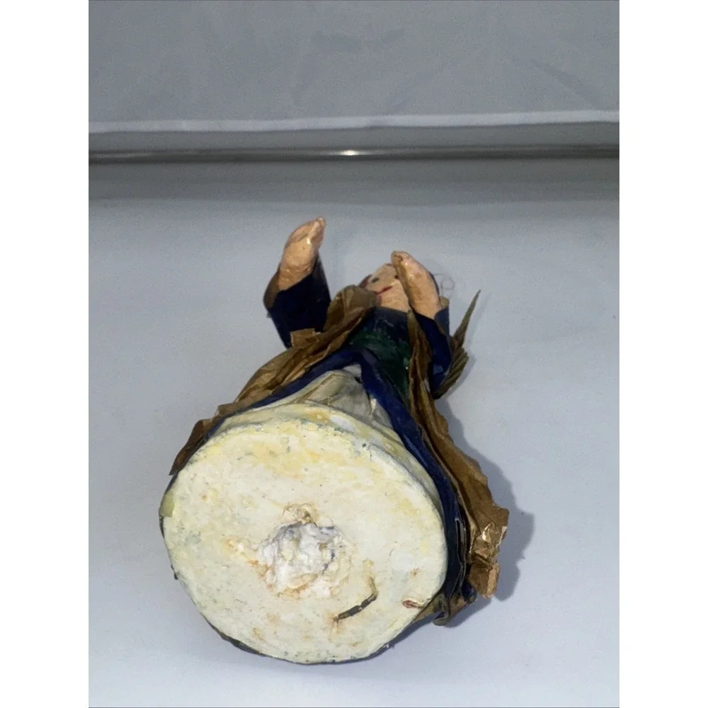 Vintage Paper Mache‎ Christmas Angel 5.5